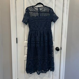 Boohoo blue dress